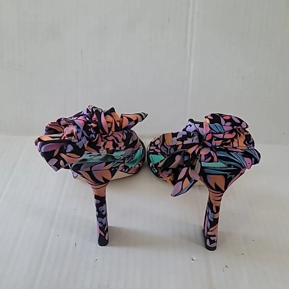 Nine West Kelsie Ankle Wrap Heeled Sandals SZ 12 - Picture 10 of 13